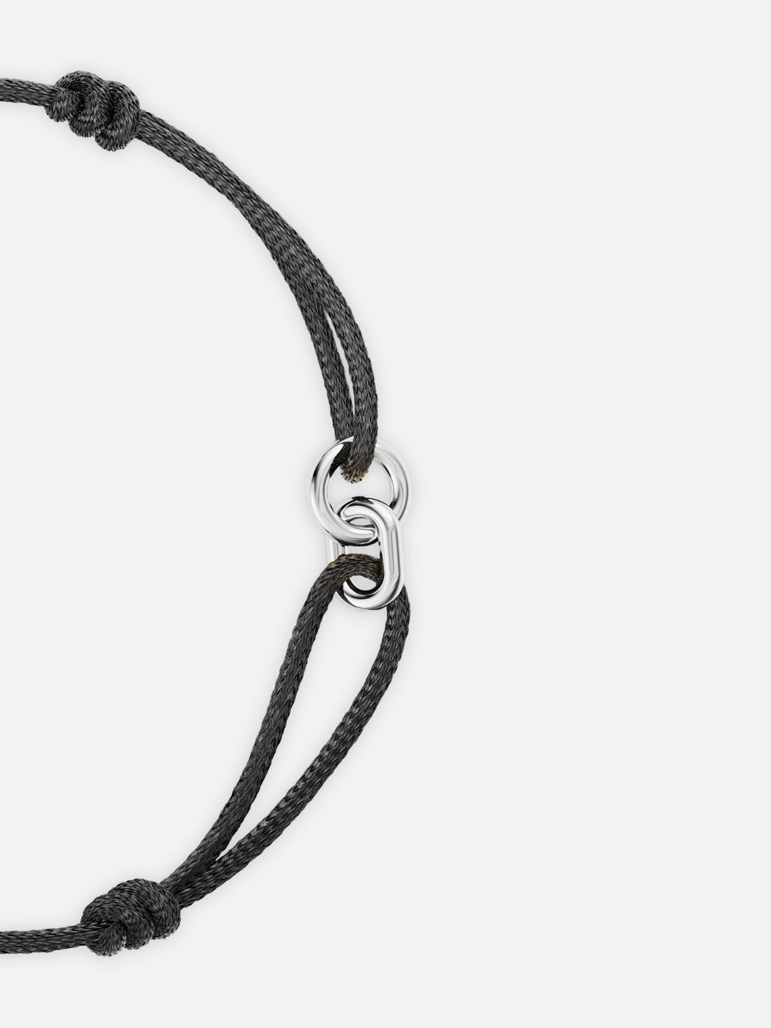 Bracelet NODO | Noir & Argent