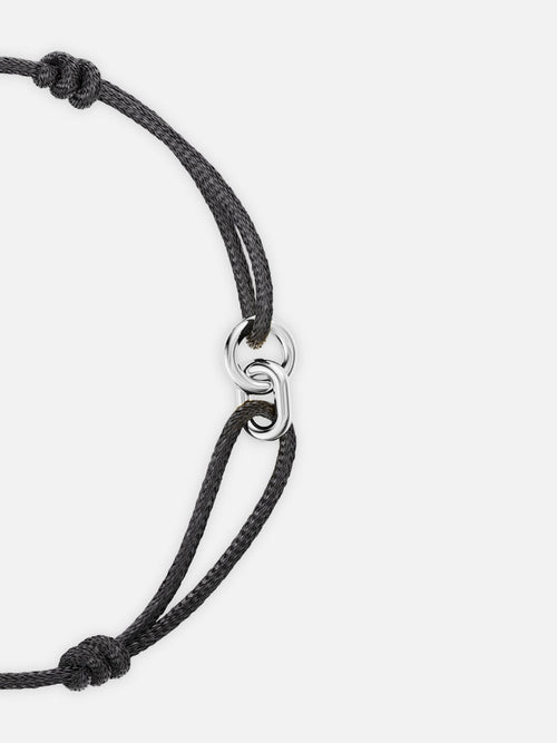 Bracelet NODO | Noir & Argent
