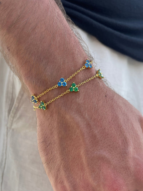 Bracelet FORTUNA Émeraude | Or 18K