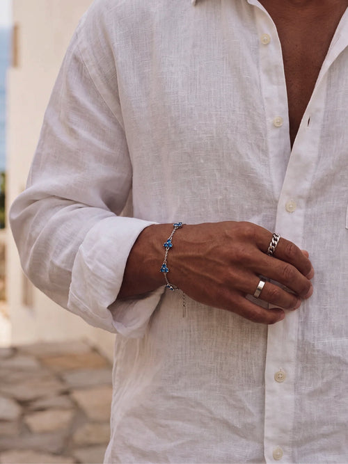 Bracelet FORTUNA Azur | Argent