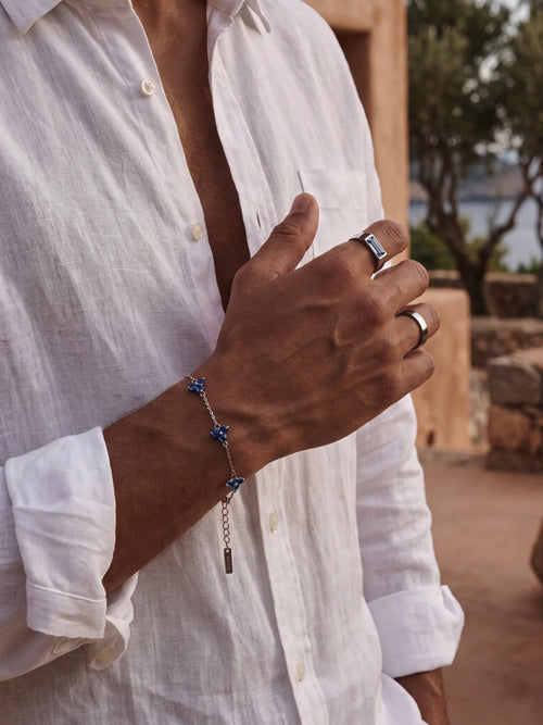 Bracelet FORTUNA Azur | Argent