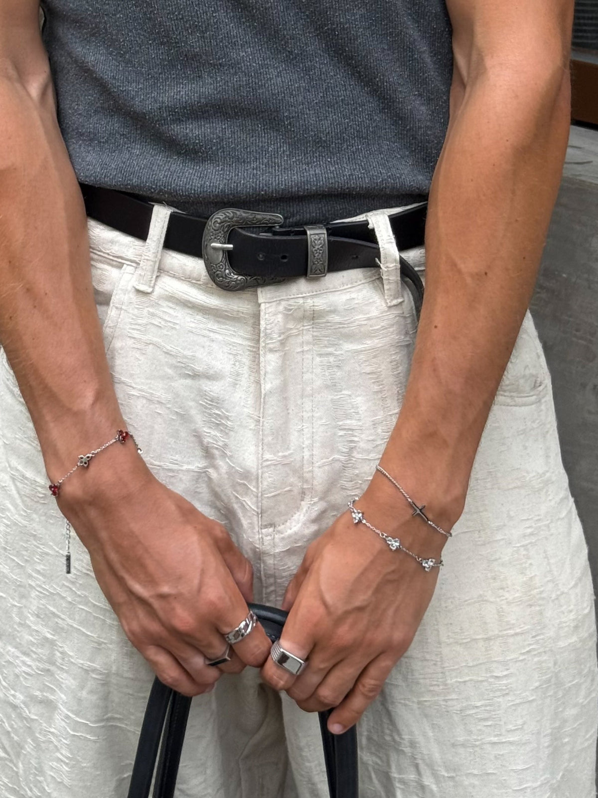 Bracelet FORTUNA Nacre | Argent