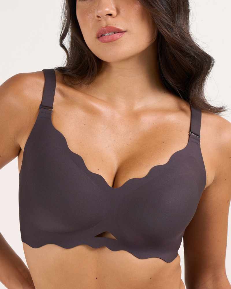 Soutien-gorge festonné détail goutte