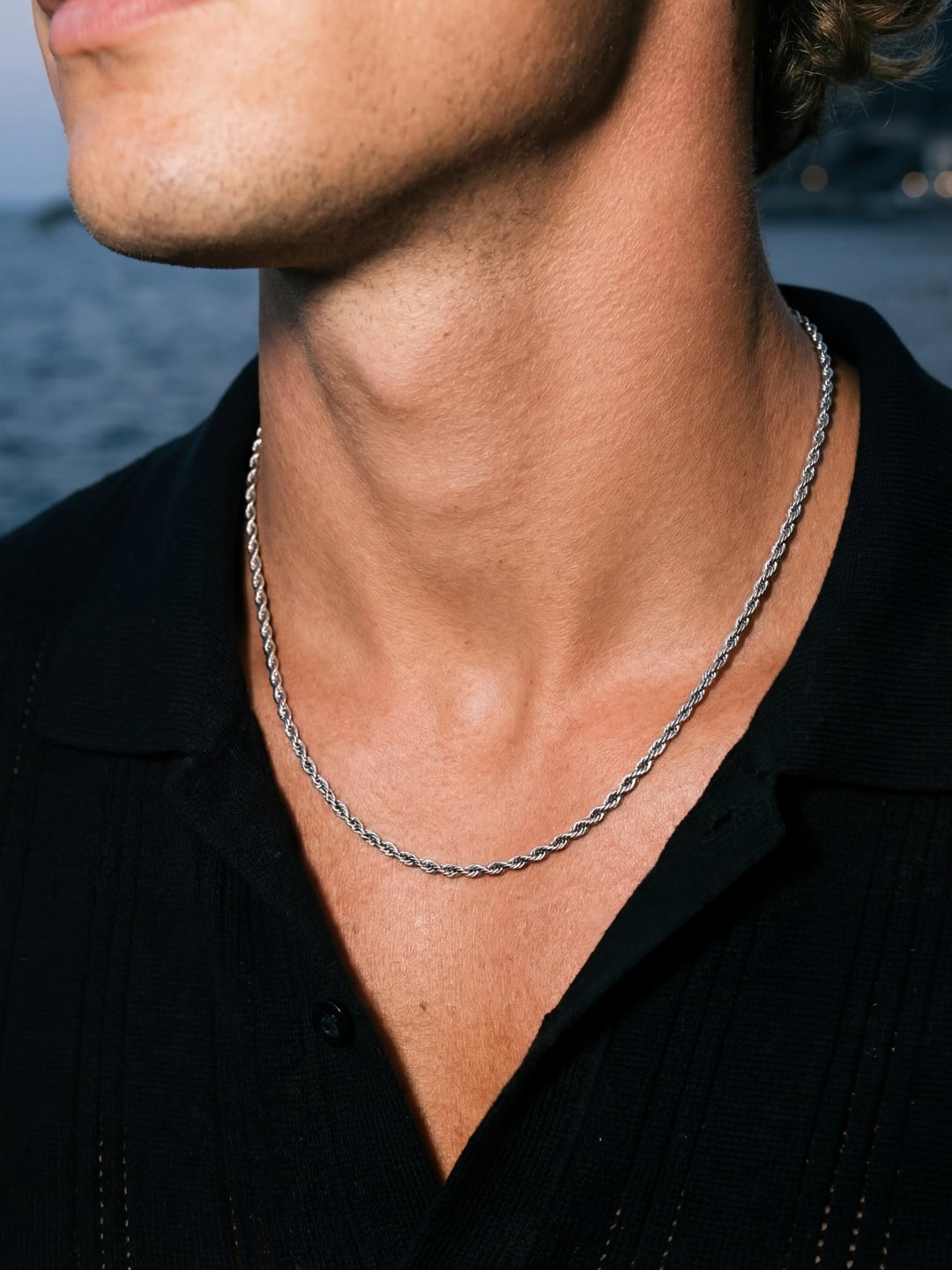 Collier RIVA 3 mm | Argent