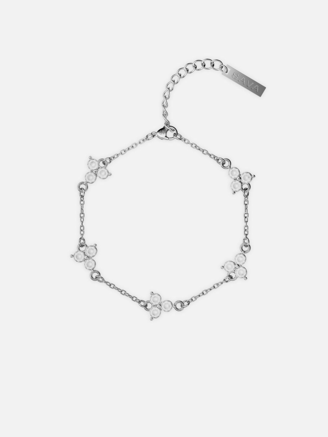 Bracelet FORTUNA Nacre | Argent