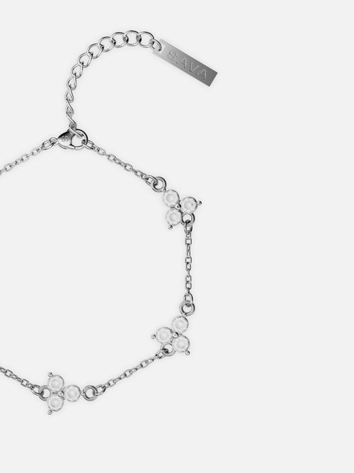 Bracelet FORTUNA Nacre | Argent